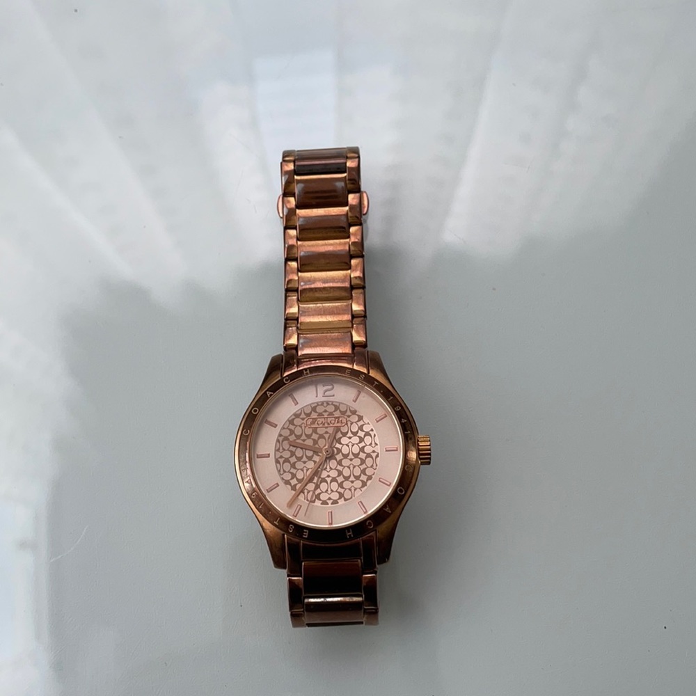 Coach Rose Gold Watch
